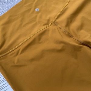 NWT Lululemon Align HR Short 8” Size 16 Gold Spice